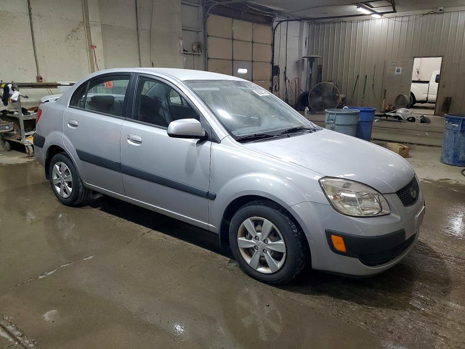 2009 Kia Rio VIN KNADE223796459118 COPART salvage auction — FRONT END, Tn - Salvage Certificate, sold $175 on 2026-07-23 (photo 4)