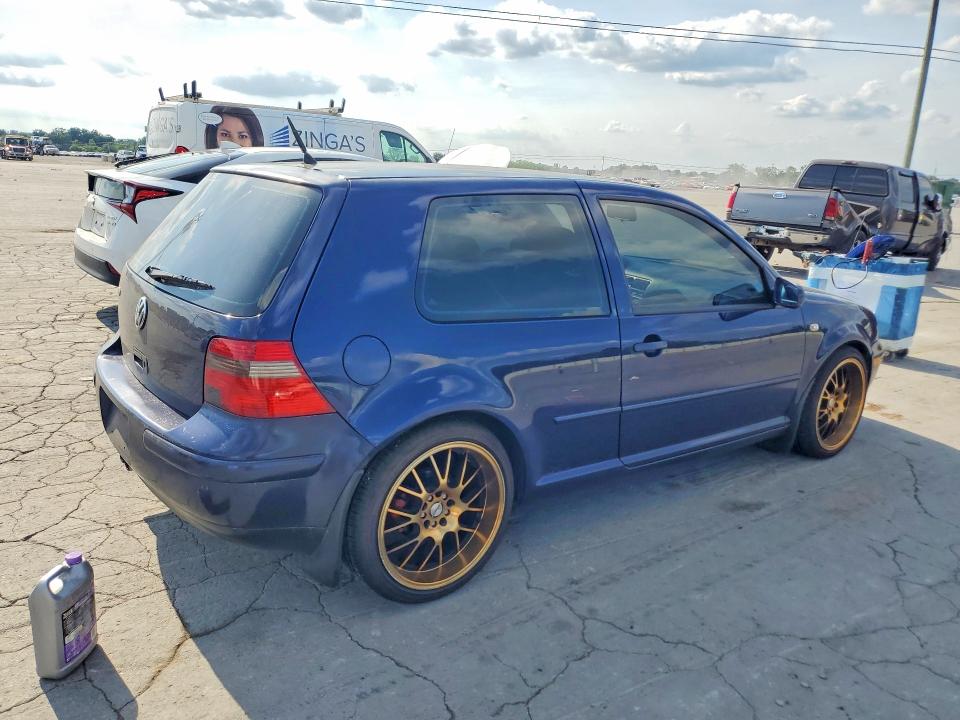 2002 Volkswagen Gti VIN 9BWDE61JX24050368 COPART salvage auction — MINOR DENT/SCRATCHES, Tn - Salvage Certificate, sold $400 on 2026-07-20 (photo 3)