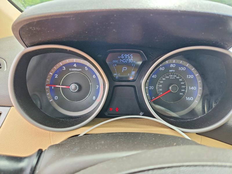 2013 Hyundai Elantra VIN KMHDH4AE0DU626492 COPART salvage auction — FRONT END, Ma - Cert Of Title-Reconstrctd Coll, sold $575 on 2026-07-06 (photo 9)