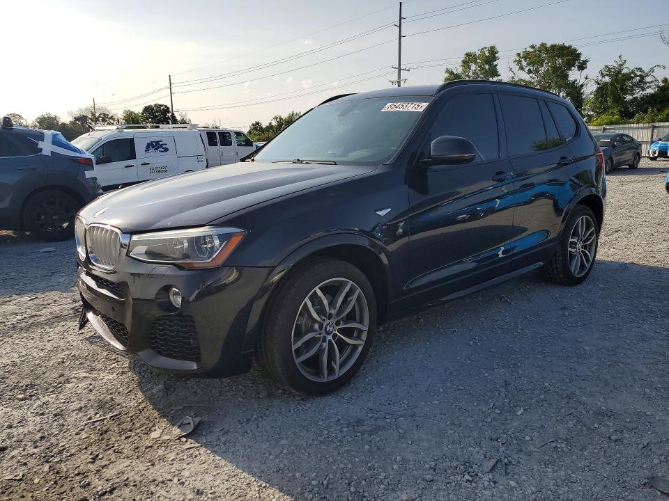 2017 BMW X3 VIN 5UXWX7C37H0U43650 COPART salvage auction — FRONT END, Fl - Cert Of Title Slvg Rebuildable, sold $3,850 on 2026-07-10 (photo 1)