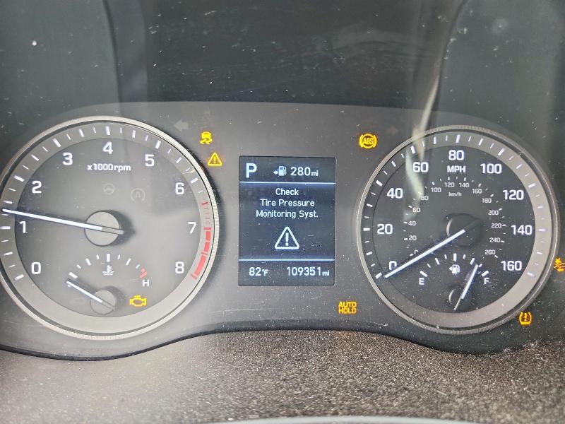 2019 Hyundai Tucson VIN KM8J23A47KU896029 COPART salvage auction — FRONT END, Tn - Salvage Certificate, sold $3,400 on 2026-07-27 (photo 9)