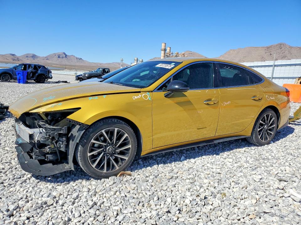 2020 Hyundai Sonata VIN 5NPEJ4J27LH024507 COPART salvage auction — FRONT END, Nv - Salvage Title, sold $5,800 on 2026-07-15 (photo 1)