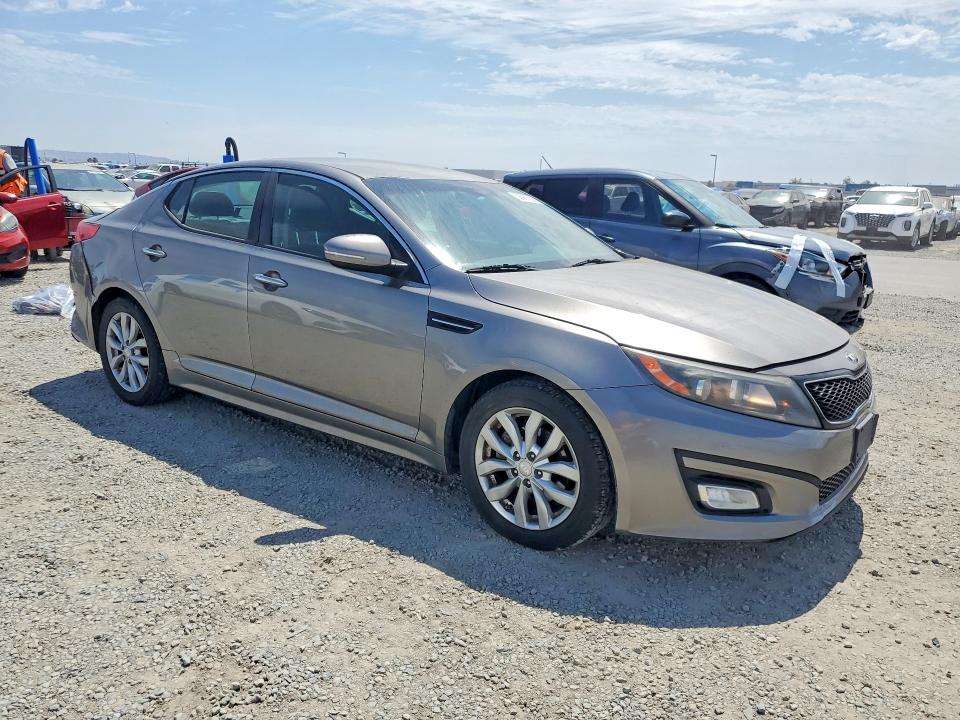 2015 Kia VIN 5XXGM4A7XFG467083 COPART salvage auction — REAR END, Ca - Salvage Certificate, sold $950 on 2026-07-02 (photo 4)