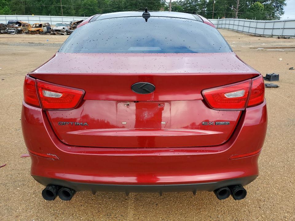 2015 Kia Optima VIN 5XXGR4A67FG427679 COPART salvage auction — FRONT END, Tx - Salvage Vehicle Title, sold $625 on 2026-07-13 (photo 6)