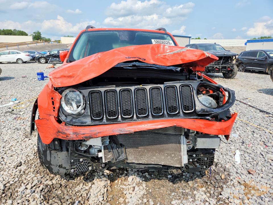 2017 Jeep VIN ZACCJABB6HPG43280 COPART salvage auction — FRONT END, Al - Cert Of Title-Salvage Title, sold $250 on 2026-07-28 (photo 5)
