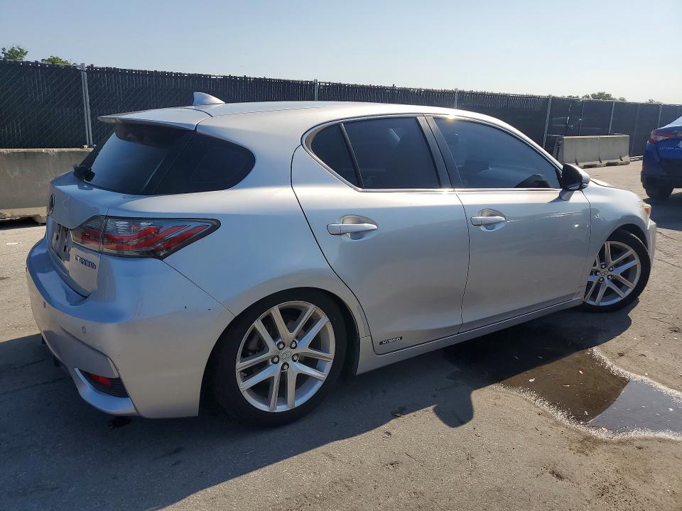 2015 Lexus Ct VIN JTHKD5BH4F2221920 COPART salvage auction — FRONT END, Fl - Cert Of Title Slvg Rebuildable, sold $2,900 on 2026-07-09 (photo 3)