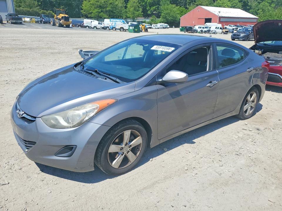 2011 Hyundai Elantra VIN 5NPDH4AE5BH057666 COPART salvage auction — REAR END, Ma - Cert Of Title-Slvg Repair Thft, sold $425 on 2026-07-06 (photo 1)