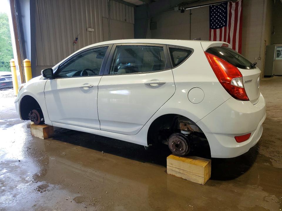 2015 Hyundai Accent VIN KMHCT5AE1FU216318 COPART salvage auction — VANDALISM, WV - CERTIFICATE OF TITLE, sold $425 on 2026-07-16 (photo 2)
