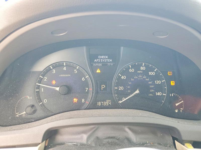 2012 Lexus Rx VIN 2T2ZK1BA0CC081097 COPART salvage auction — FRONT END, Tx - Salvage Vehicle Title, sold $2,850 on 2026-07-02 (photo 9)