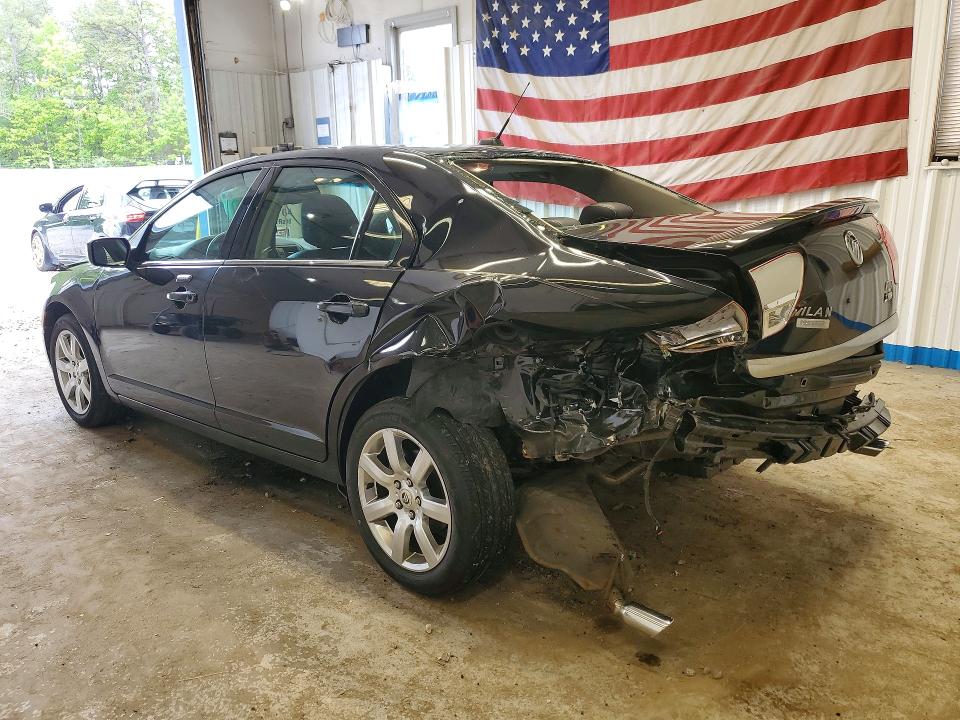 2010 Mercury Milan VIN 3MEHM0CG8AR662182 COPART salvage auction — REAR END, Me - Cert Of Title-Salvage Collisio, sold $375 on 2026-07-02 (photo 2)
