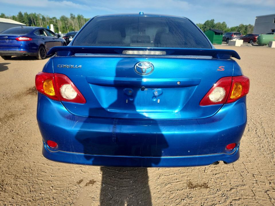 2009 Toyota Corolla VIN 2T1BU40E59C089681 COPART salvage auction — FRONT END, On - Permit No Brand - Unfit, sold $1,850 on 2026-07-02 (photo 6)