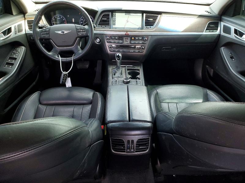 2017 Genesis G80 VIN KMHGN4JE5HU199919 COPART salvage auction — VANDALISM, Md - Cert Of Salvage > 75% Damage, sold $225 on 2026-07-21 (photo 8)