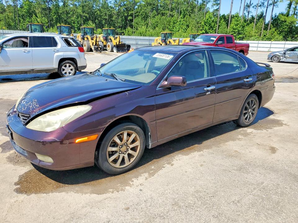 2004 Lexus Es 330 VIN JTHBA30GX45028075 COPART salvage auction — FRONT END, SC - CERT OF TITLE-SALVAGE, sold $325 on 2026-07-20 (photo 1)