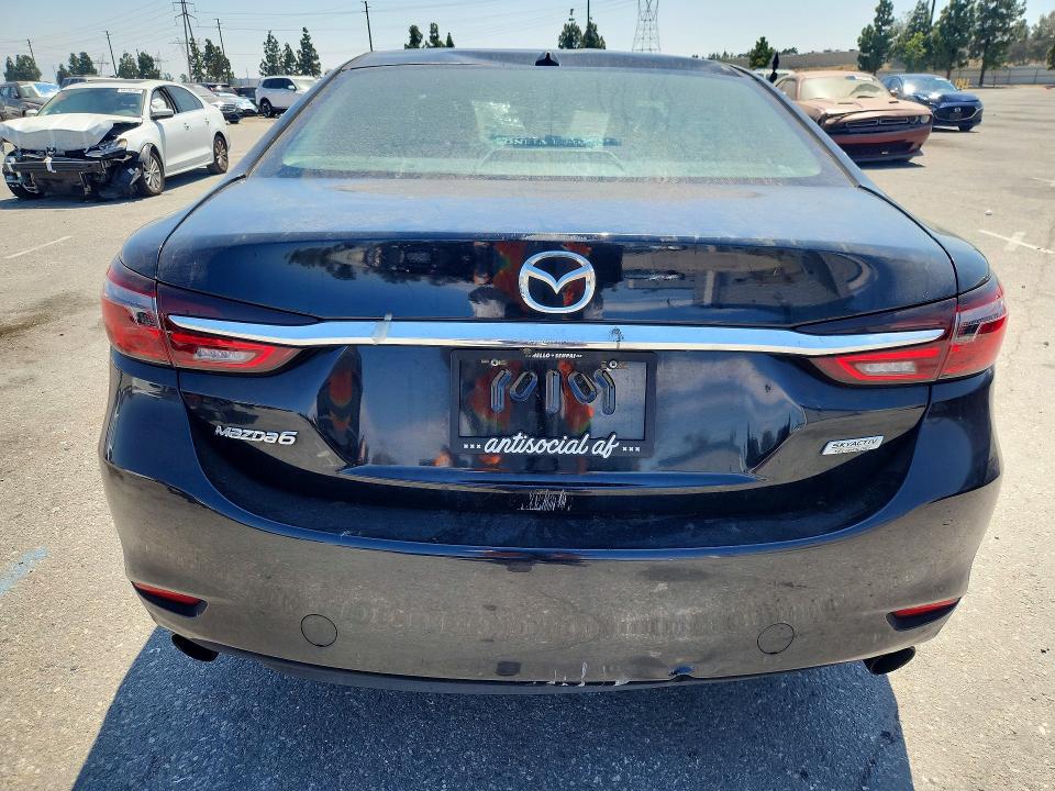 2018 Mazda 6 VIN JM1GL1TY6J1329911 COPART salvage auction — ALL OVER, Ca - Salvage Certificate, sold $875 on 2026-07-31 (photo 6)