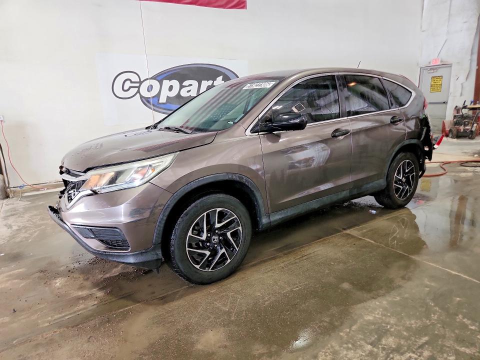 2016 Honda Cr-v VIN 2HKRM4H45GH697771 COPART salvage auction — REAR END, Wv - Certificate Of Title, sold $2,950 on 2026-07-09 (photo 1)