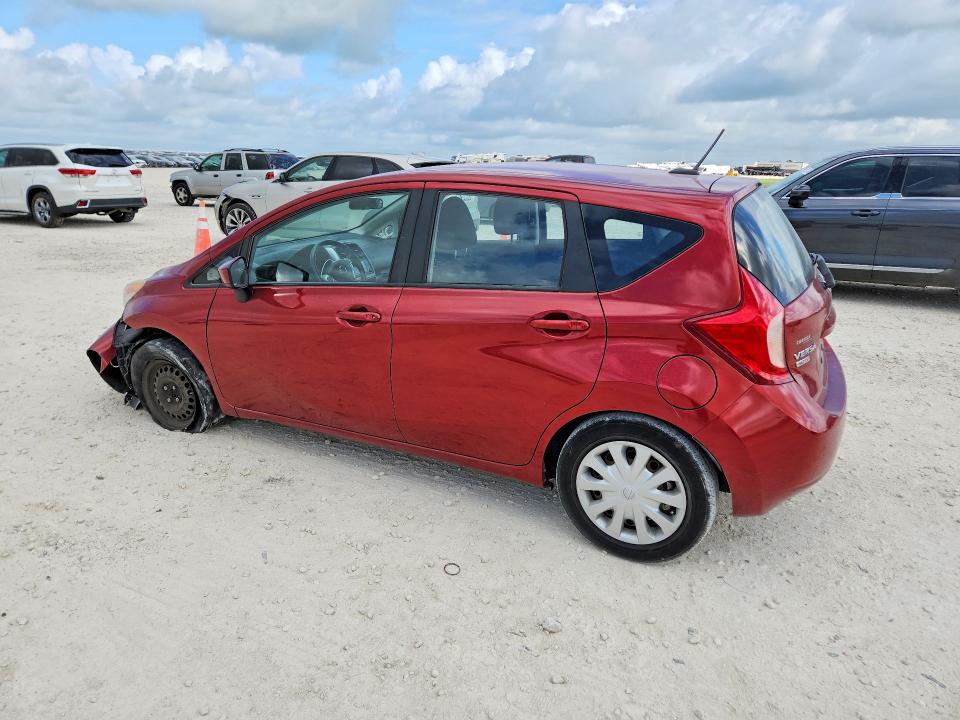 2016 Nissan Versa VIN 3N1CE2CP5GL376356 COPART salvage auction — FRONT END, Tx - Salvage Vehicle Title, sold $1,450 on 2026-07-09 (photo 2)
