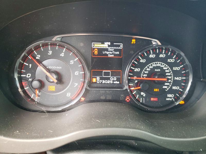 2020 Subaru Wrx VIN JF1VA1A65L9805316 COPART salvage auction — FRONT END, Va - Cert Of Title - Salvage, sold $2,850 on 2026-07-17 (photo 9)
