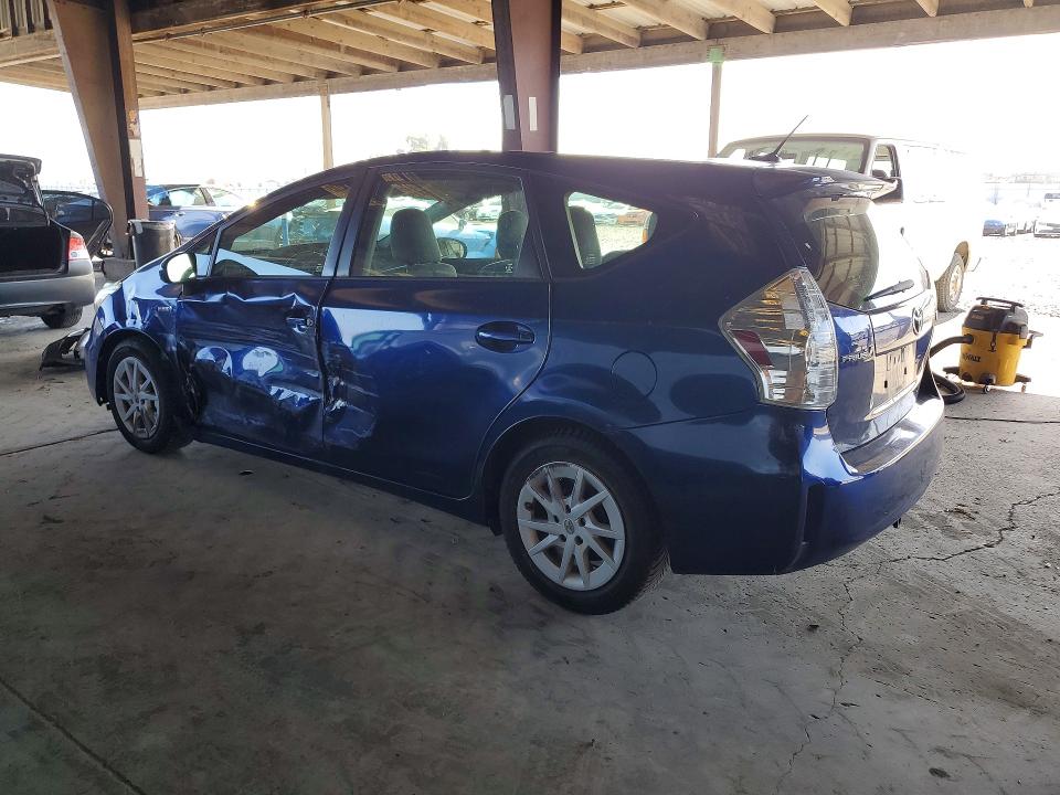 2012 Toyota Prius VIN JTDZN3EU6C3171487 COPART salvage auction — SIDE, Ca - Salvage Certificate, sold $950 on 2026-07-09 (photo 2)