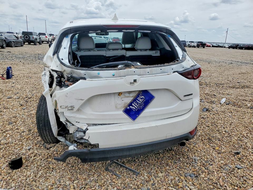 2021 Mazda Cx-5 VIN JM3KFBCM5M1338180 COPART salvage auction — REAR END, TX - SALVAGE VEHICLE TITLE, sold $100 on 2026-07-21 (photo 6)