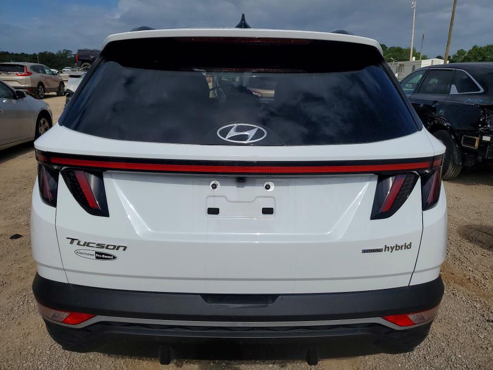 2024 Hyundai Tucson VIN KM8JCCD16RU171305 COPART salvage auction — FRONT END, Al - Cert Of Title-Salvage Title, sold $7,300 on 2026-07-07 (photo 6)