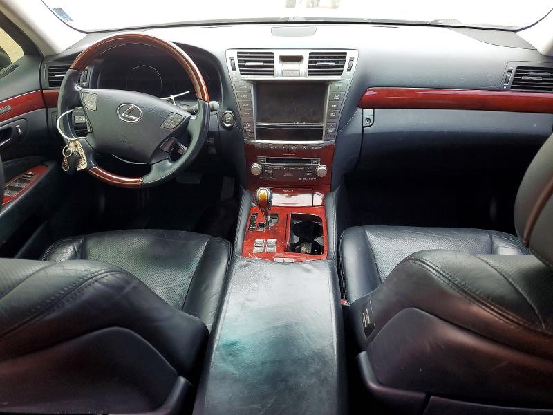 2010 Lexus Ls VIN JTHCL5EF5A5005910 COPART salvage auction — REAR END, Ok - Certificate Of Title, sold $1,150 on 2026-07-07 (photo 8)