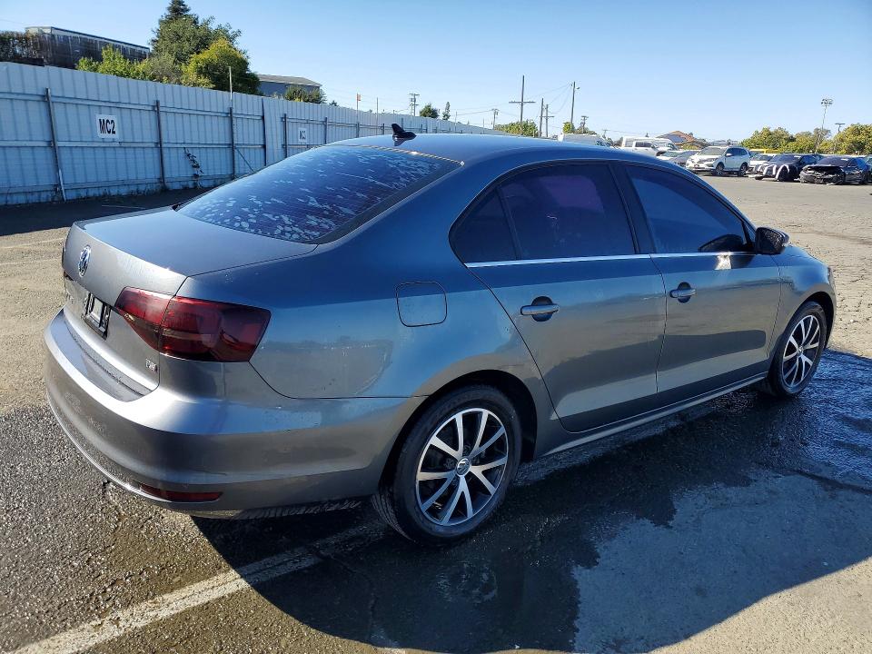 2017 Volkswagen Jetta VIN 3VWDB7AJ9HM299473 COPART salvage auction — MINOR DENT/SCRATCHES, CA - CERTIFICATE OF TITLE, sold $4,150 on 2026-08-11 (photo 3)