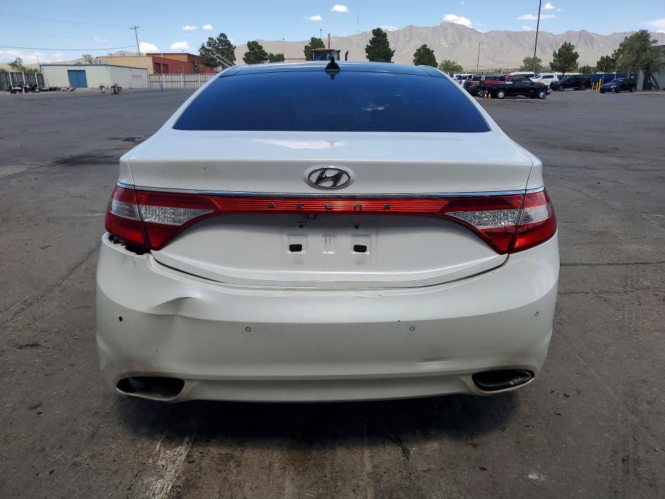 2012 Hyundai Azera VIN KMHFH4JG8CA149014 COPART salvage auction — REAR END, Tx - Salvage Vehicle Title, sold $1,950 on 2026-07-31 (photo 6)