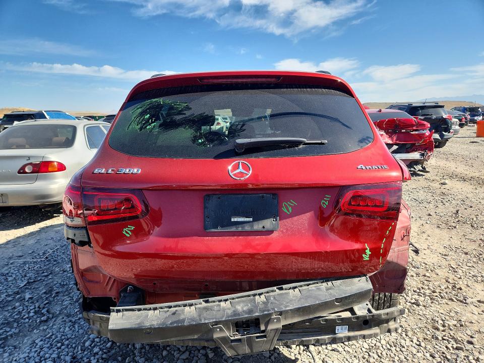 2020 Mercedes-benz Glc VIN W1N0G8EBXLF859515 COPART salvage auction — REAR END, Ut - Salvage Certificate, sold $9,600 on 2026-07-24 (photo 6)