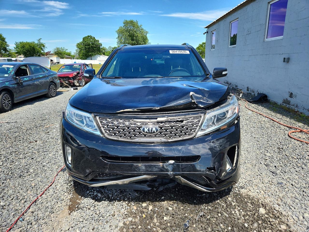 2014 Kia Sorento VIN 5XYKW4A76EG443961 COPART salvage auction — Front End, Sc - Salvage Title, sold $1,900 on 2026-07-10 (photo 5)