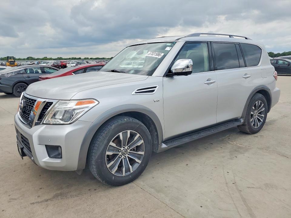 2019 Nissan Armada VIN JN8AY2ND6K9087927 — COPART salvage auction photo