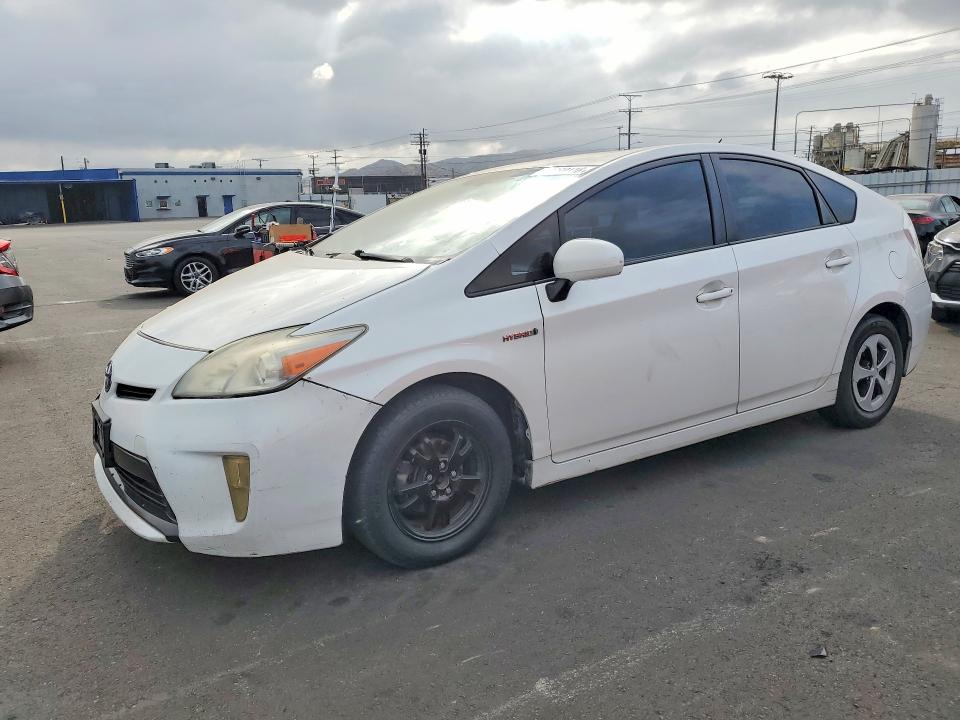 2013 Toyota Prius VIN JTDKN3DU4D5671883 COPART salvage auction — FRONT END, Ca - Salvage Certificate, sold $1,400 on 2026-07-15 (photo 1)