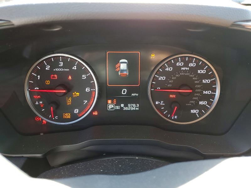 2023 Subaru VIN JF1VBAH64P8814555 COPART salvage auction — FRONT END, Ca - Salvage Certificate, sold $3,700 on 2026-07-02 (photo 9)