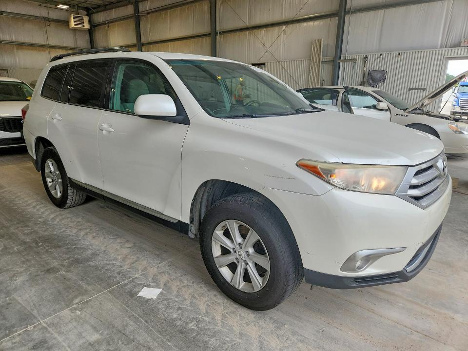 2012 Toyota Highlander VIN 5TDZA3EH9CS026179 COPART salvage auction — REAR END, Ne - Cert Of Title-Salvage, sold $225 on 2026-07-28 (photo 4)