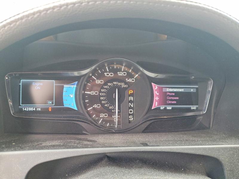 2013 Lincoln Mkx VIN 2LMDJ6JK4DBL33999 COPART salvage auction — FRONT END, Il - Salvage Certificate, sold $375 on 2026-07-22 (photo 9)