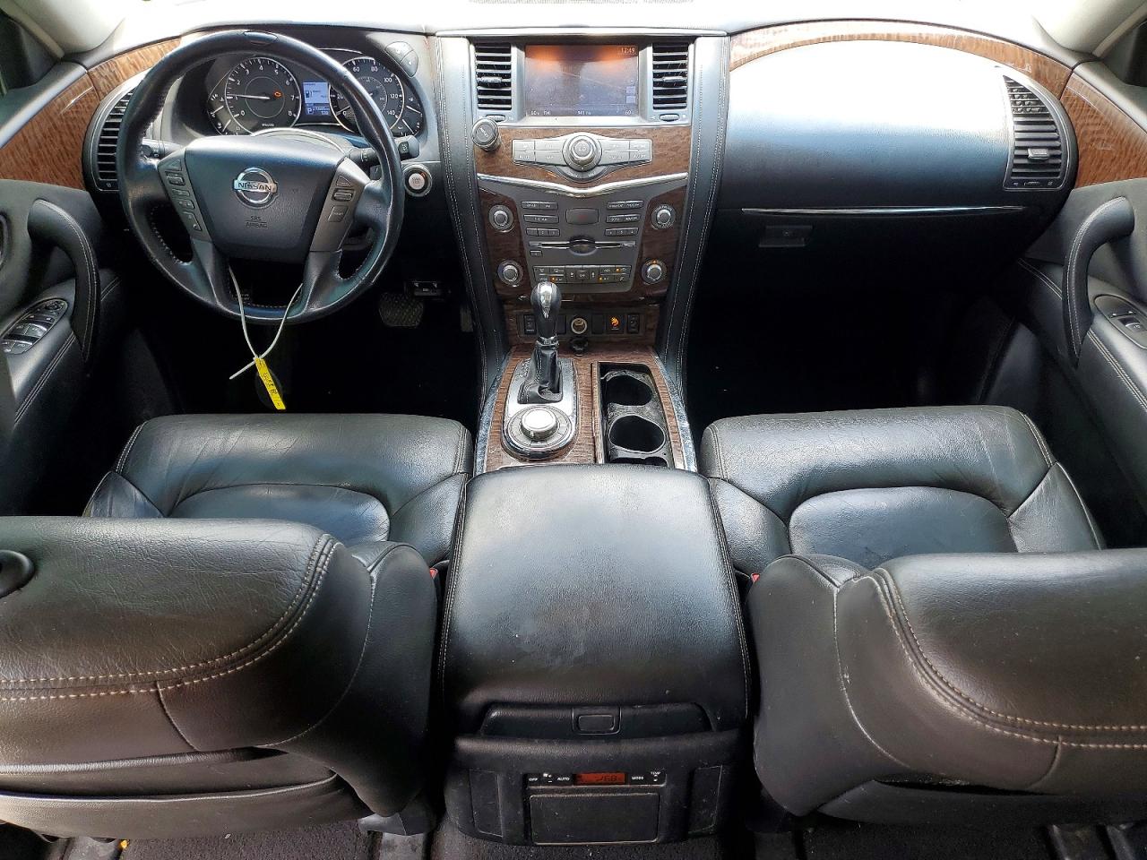 2017 Nissan Armada VIN JN8AY2NC7H9508196 COPART salvage auction — Front End, TX - CERTIFICATE OF TITLE (P), sold $2,000 on 2026-07-09 (photo 8)