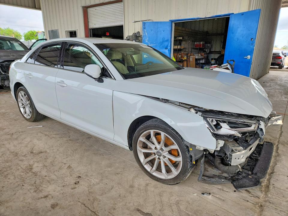 2019 Audi A4 VIN WAUHMAF48KA014584 COPART salvage auction — FRONT END, Ca - Salvage Certificate, sold $2,500 on 2026-07-15 (photo 4)