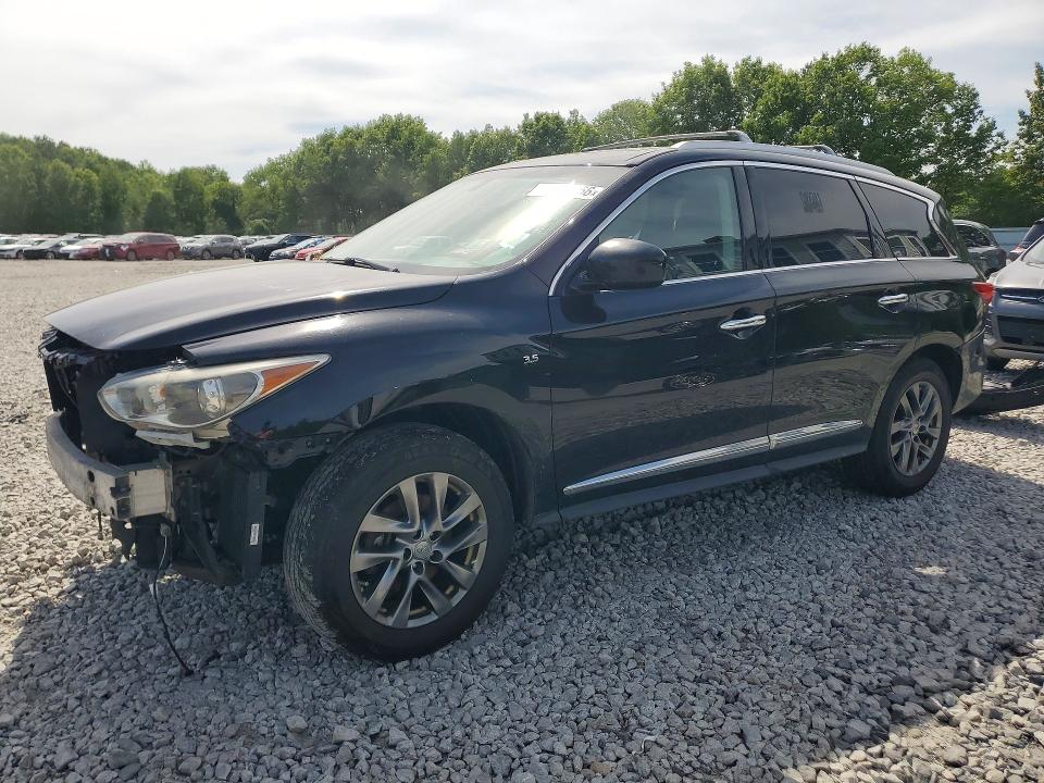 2015 Infiniti VIN 5N1AL0MM3FC542964 COPART salvage auction — FRONT END, Ma - Cert Of Title-Reconstrctd Coll, sold $425 on 2026-07-06 (photo 1)