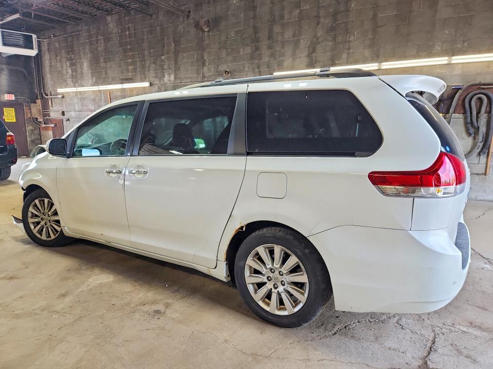 2011 Toyota Sienna VIN 5TDDK3DC7BS011837 COPART salvage auction — FRONT END, NY - MV-907A SALVAGE CERTIFICATE, sold $2,150 on 2026-07-13 (photo 2)