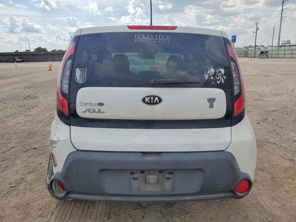 2014 Kia Soul VIN KNDJN2A20E7010673 COPART salvage auction — FRONT END, Tx - Salvage Vehicle Title, sold $500 on 2026-07-22 (photo 6)