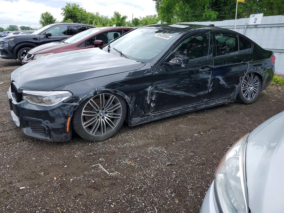 2017 BMW 5 series VIN WBAJA7C33HG905977 COPART salvage auction — SIDE, ON - PERMIT NO BRAND - UNFIT, sold $3,050 on 2026-07-23 (photo 1)