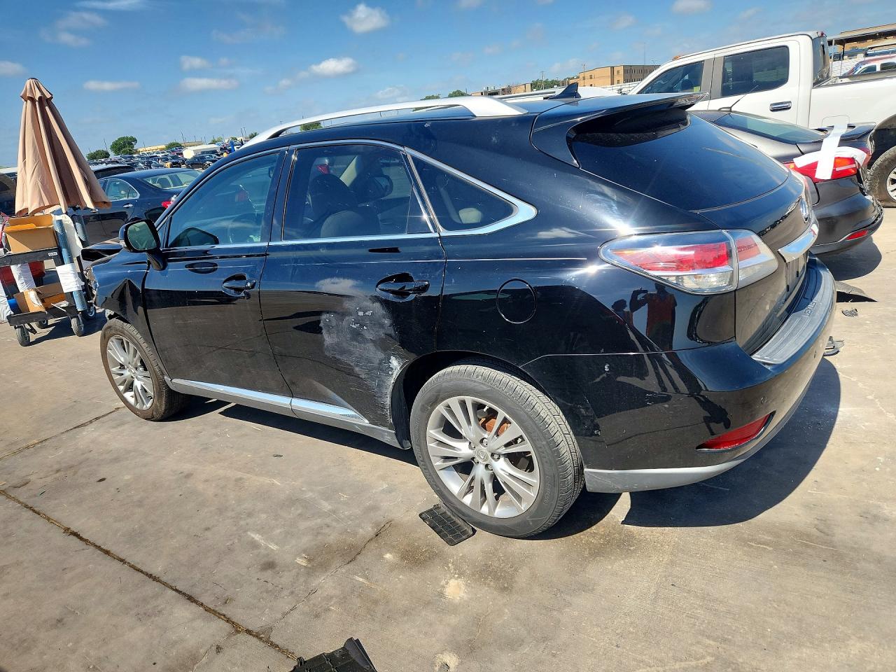 2013 Lexus RX 350 VIN 2T2ZK1BA1DC099013 COPART salvage auction — Front End, TX - SALVAGE VEHICLE TITLE, sold $3,650 on 2026-07-09 (photo 2)