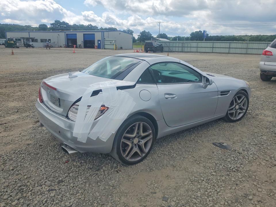2013 Mercedes-benz Slk-klasse VIN WDDPK4HA7DF069175 COPART salvage auction — REAR END, Ar - Cert Of Title-Salvage, sold $80 on 2026-07-27 (photo 3)