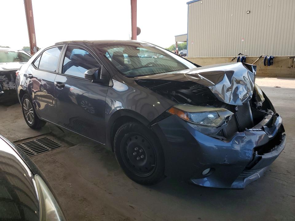 2014 Toyota Corolla VIN 5YFBURHE0EP068555 COPART salvage auction — FRONT END, Tx - Certificate Of Title, sold $1,500 on 2026-07-07 (photo 4)