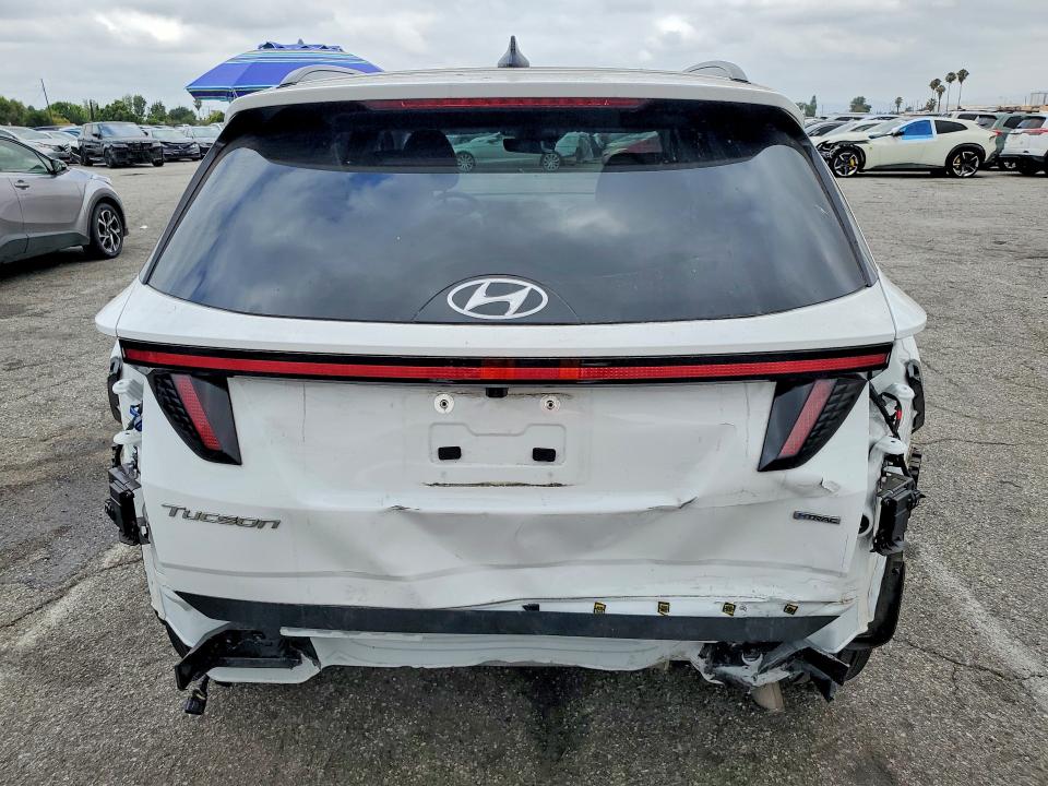 2023 Hyundai Tucson VIN 5NMJECAE2PH284002 COPART salvage auction — REAR END, Ca - Salvage Certificate, sold $12,100 on 2026-07-31 (photo 6)