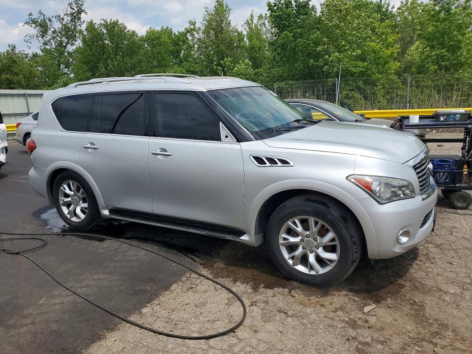 2011 Infiniti Qx56 VIN JN8AZ2NC8B9301143 COPART salvage auction — MINOR DENT/SCRATCHES, Va - Certificate Of Title, sold $950 on 2026-07-02 (photo 4)