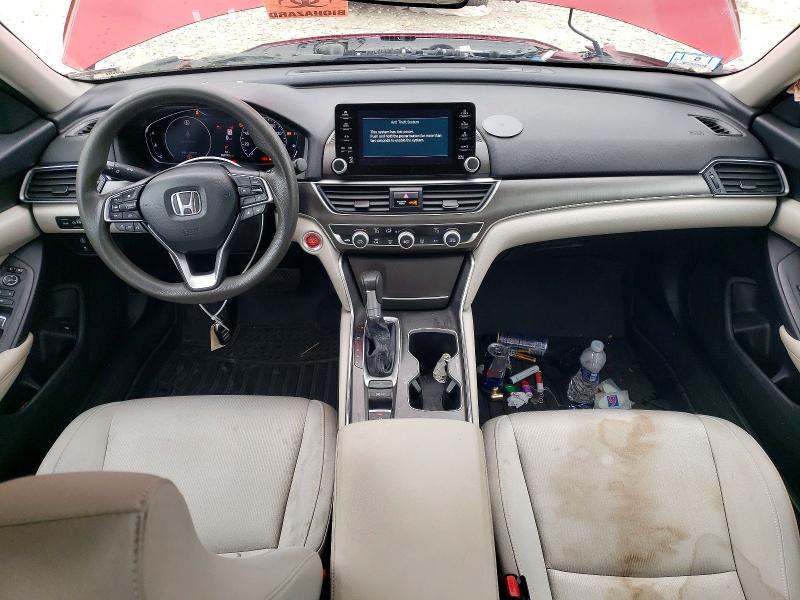 2021 Honda Accord VIN 1HGCV1F1XMA036056 COPART salvage auction — FRONT END, Ma - Cert Of Title-Salvage, sold $5,500 on 2026-09-09 (photo 8)