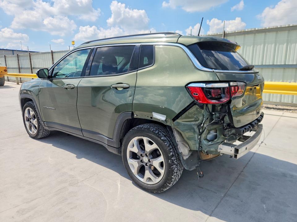 2021 Jeep Compass VIN 3C4NJCCB7MT573567 COPART salvage auction — REAR END, Tx - Salvage Vehicle Title, sold $4,150 on 2026-07-31 (photo 2)