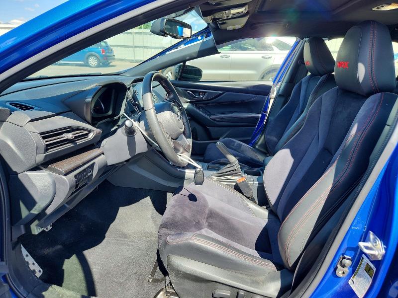 2022 Subaru Wrx VIN JF1VBAL60N9023647 COPART salvage auction — SIDE, CO - PUBLIC - SALVAGE TITLE, sold $1,100 on 2026-07-27 (photo 7)