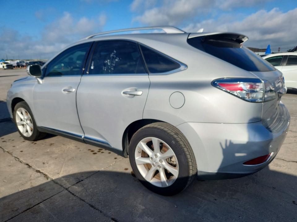 2011 Lexus Rx 350 VIN 2T2ZK1BA6BC060351 COPART salvage auction — FRONT END, TX - CERTIFICATE OF TITLE (P), sold $2,450 on 2026-07-02 (photo 2)