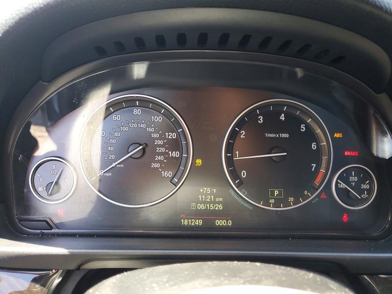 2014 BMW VIN WBA5A5C55ED509666 COPART salvage auction — FRONT END, Ca - Salvage Certificate, sold $425 on 2026-07-17 (photo 9)